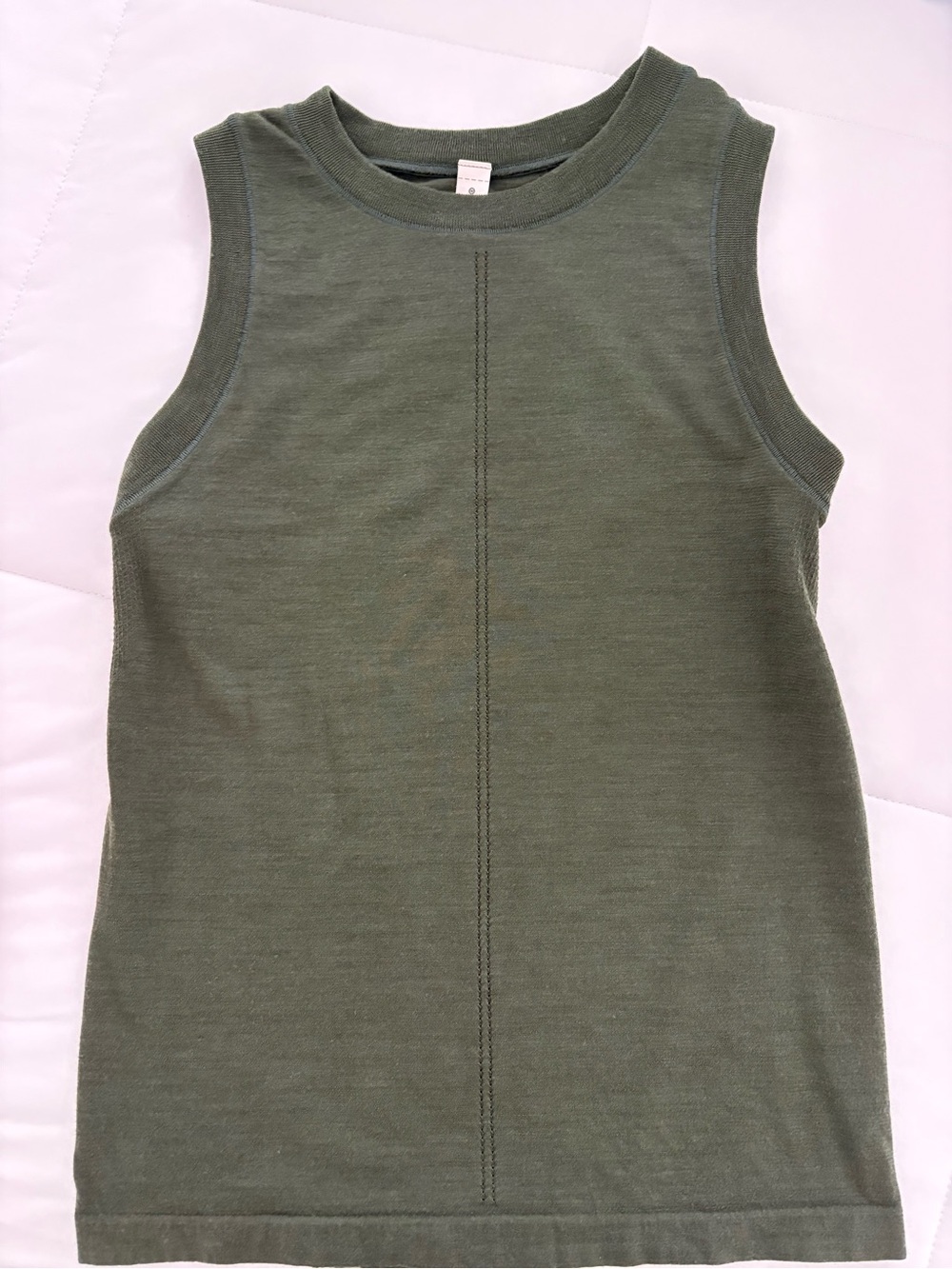 Athleta Olive Green Sleeveless Tank Top